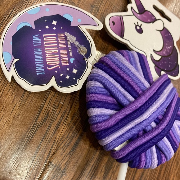 Unicorn Costume Headband & Hair Ties NEW! Rainbow - Picture 3 of 8